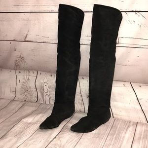 Vintage over the knee Suede Boots